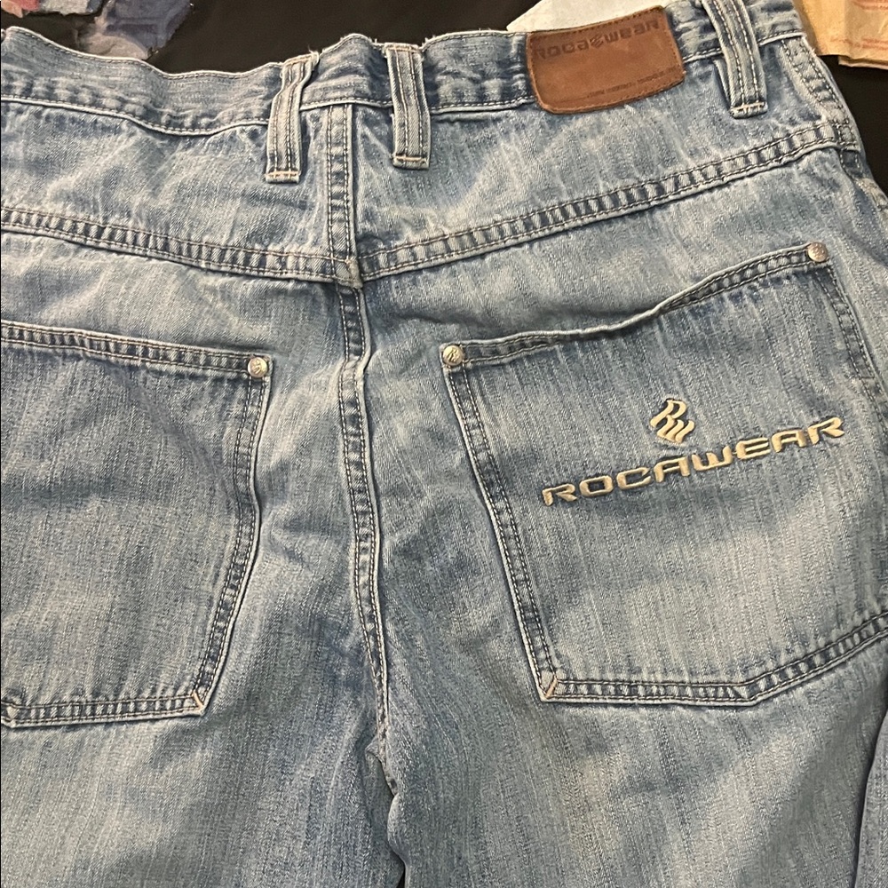 Rocawear Men's Denim Jeans in Light Blue